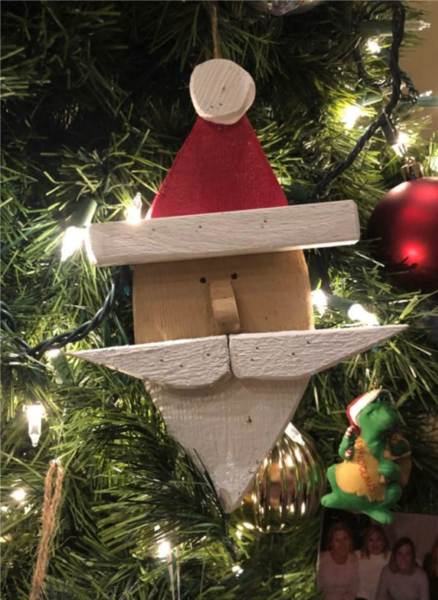 Мастер-класс «Дед мороз на ёлку» от Опилкино